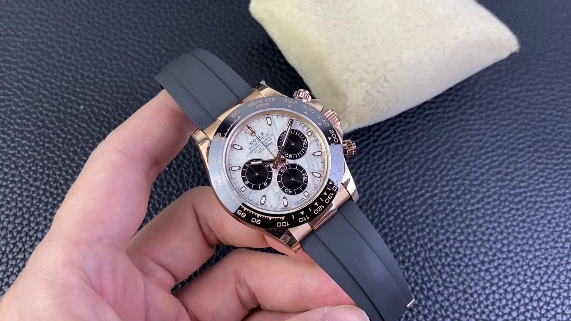 Rolex Cosmograph Daytona 40 mm Meteorite Dial Everose Gold 116515ln 0055 - QualitySwissReplica