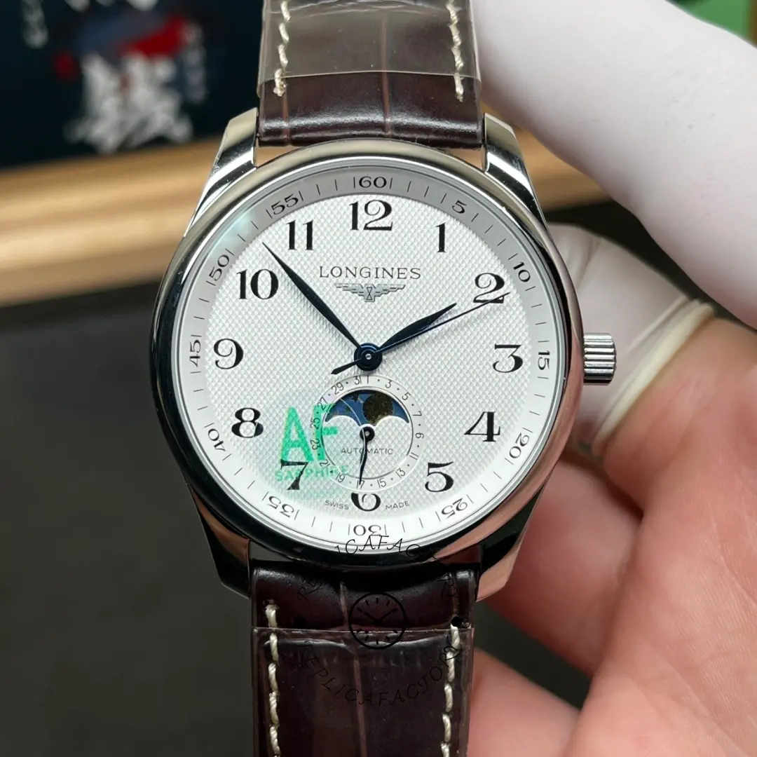 Replica Longines Master Arabic Collection L2.909.4.78.3 40mm Moonphase - QualitySwissReplica
