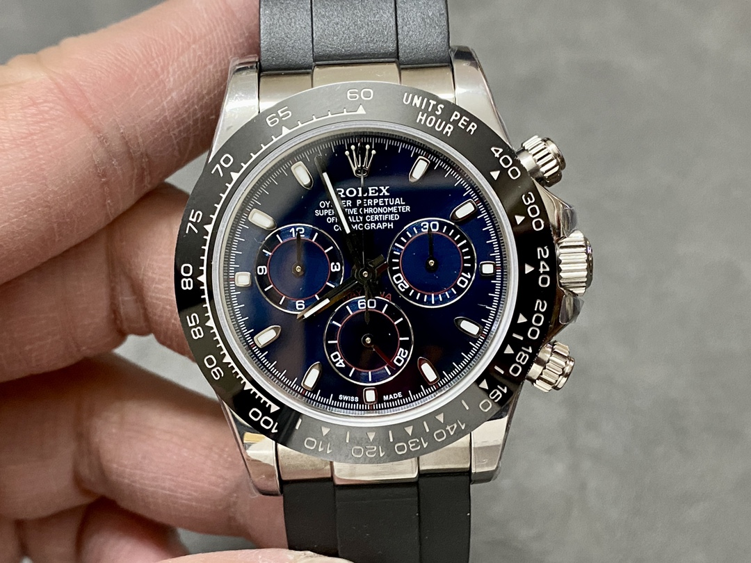 Rolex Daytona Cosmograph 116519 Blue Dial 40mm Mens Replica Watch - QualitySwissReplica