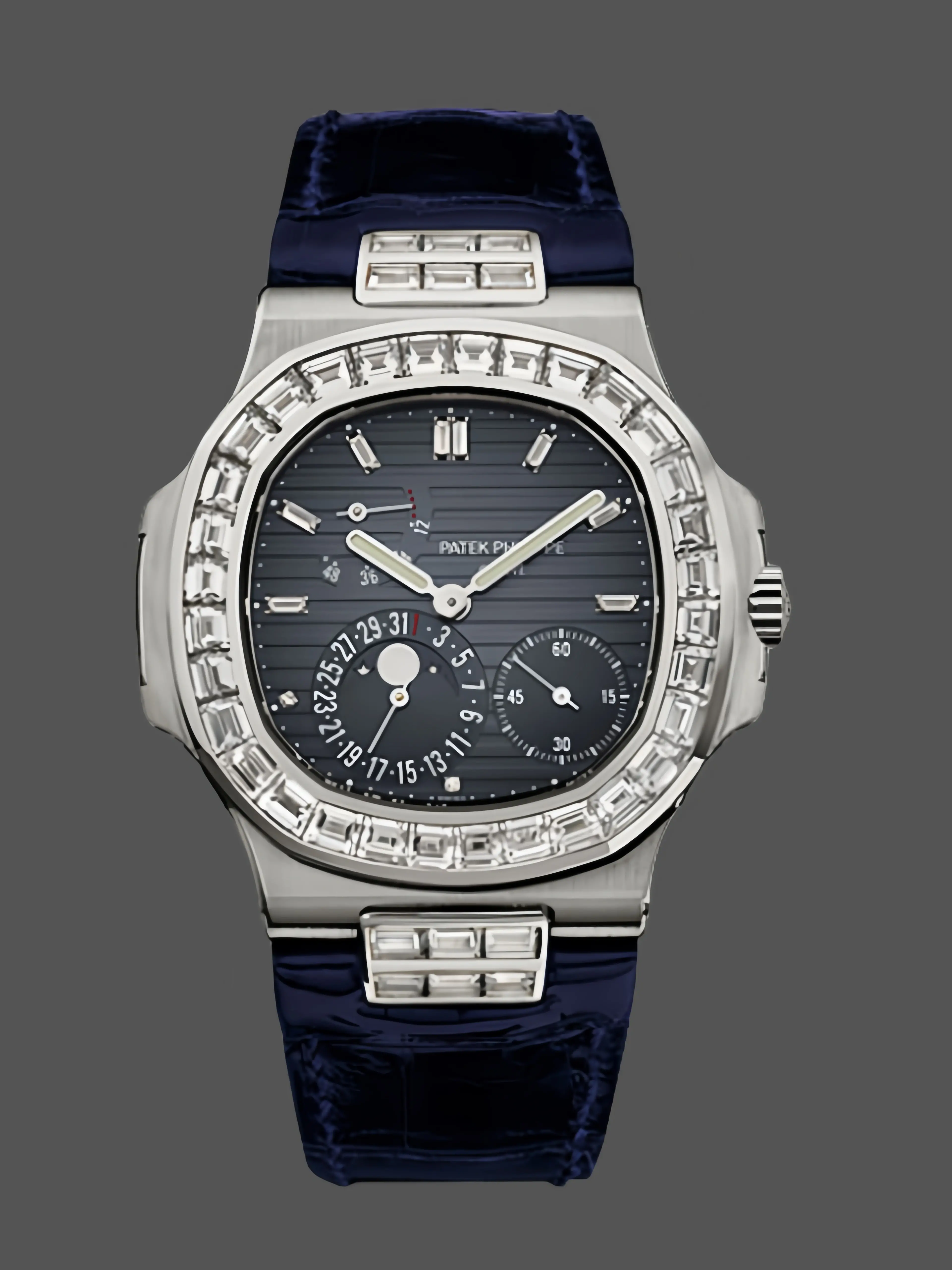 Patek Philippe Nautilus Moon Phases Black 5724G 001 40mm - QualitySwissReplica