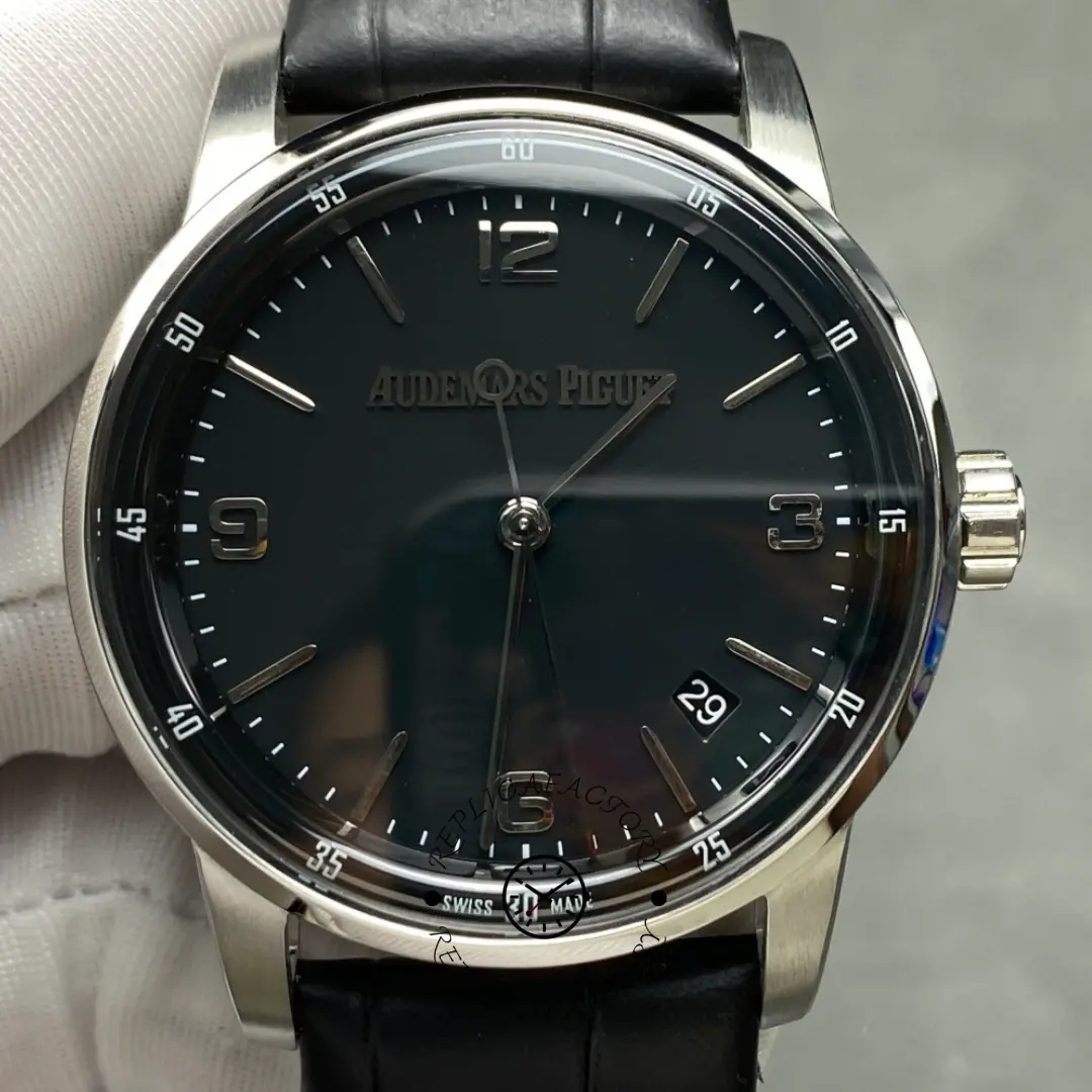 AP 15210BC.OO.A002CR.01 Code 11:59 Automatic Black Dial 1:1 Clone - QualitySwissReplica