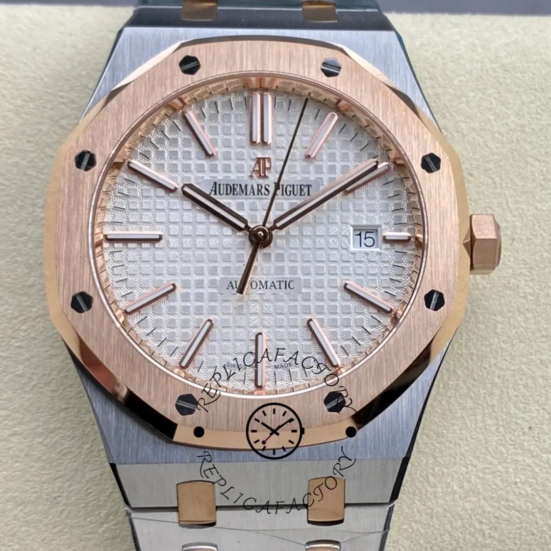 AP 15400SR.OO.1220SR.01 Royal Oak Replica Two Tone 41 Automatic - QualitySwissReplica