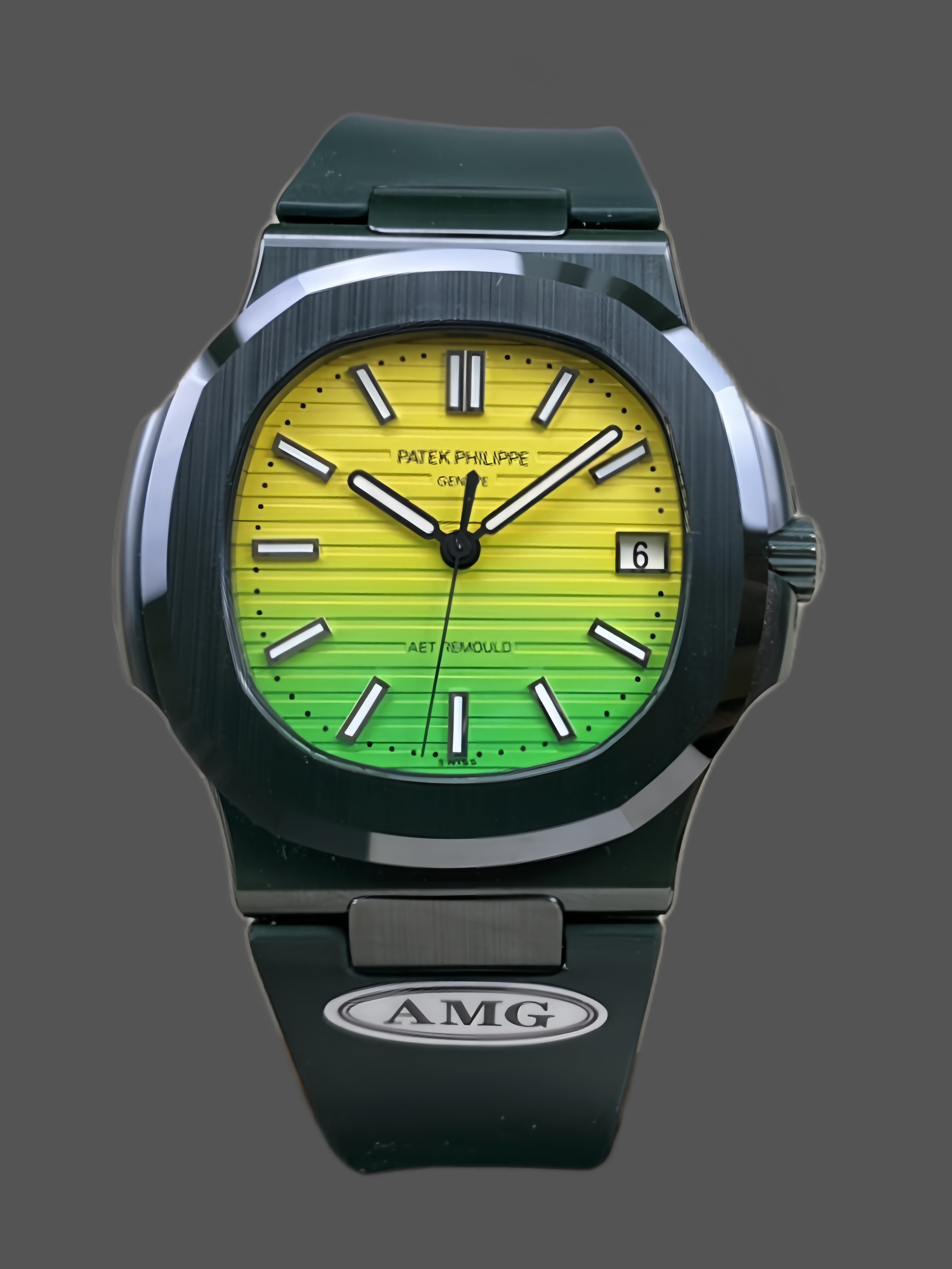 Patek Philippe Nautilus Yellow & Green 5711 40MM Watch - QualitySwissReplica