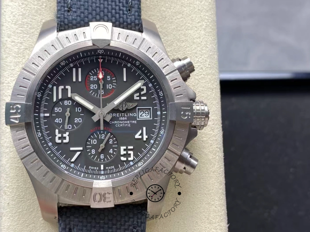 Breitling Avenger Bandit Titanium Grey Dial E13383101M1W1 Replica Custom Edition - QualitySwissReplica