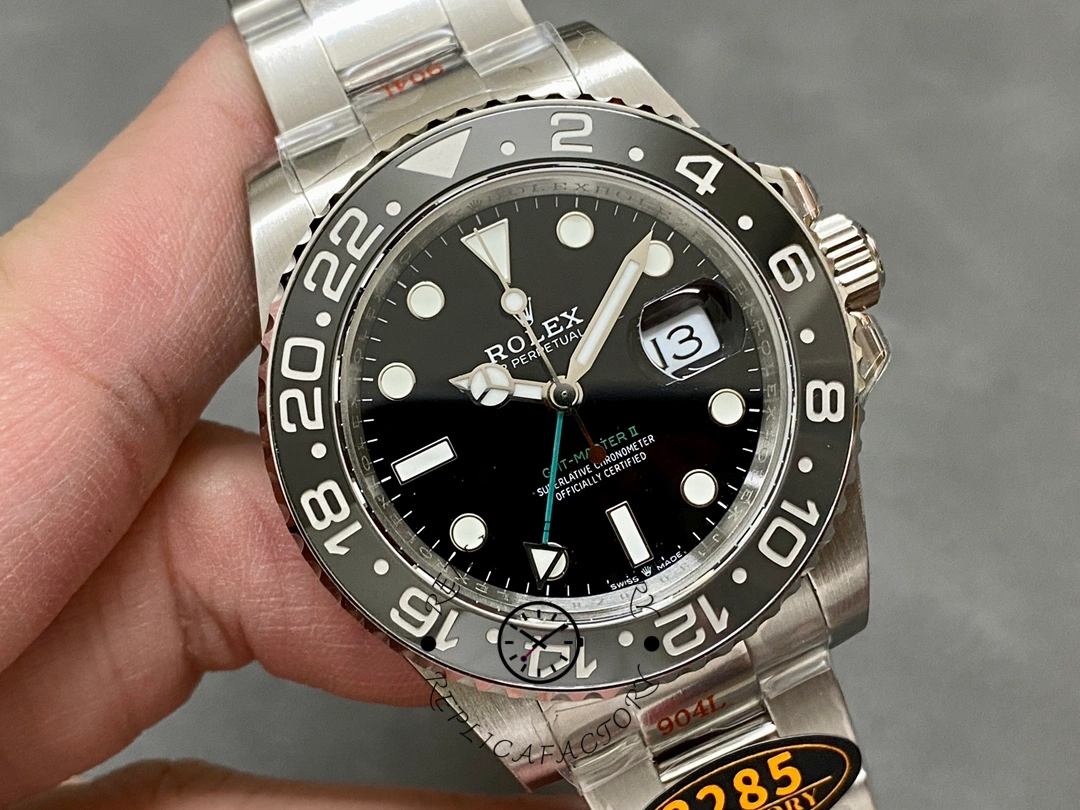 Rolex GMT-Master II 116710LN Black Dial Stainless steel case 40mm Mens Replica Watch - QualitySwissReplica