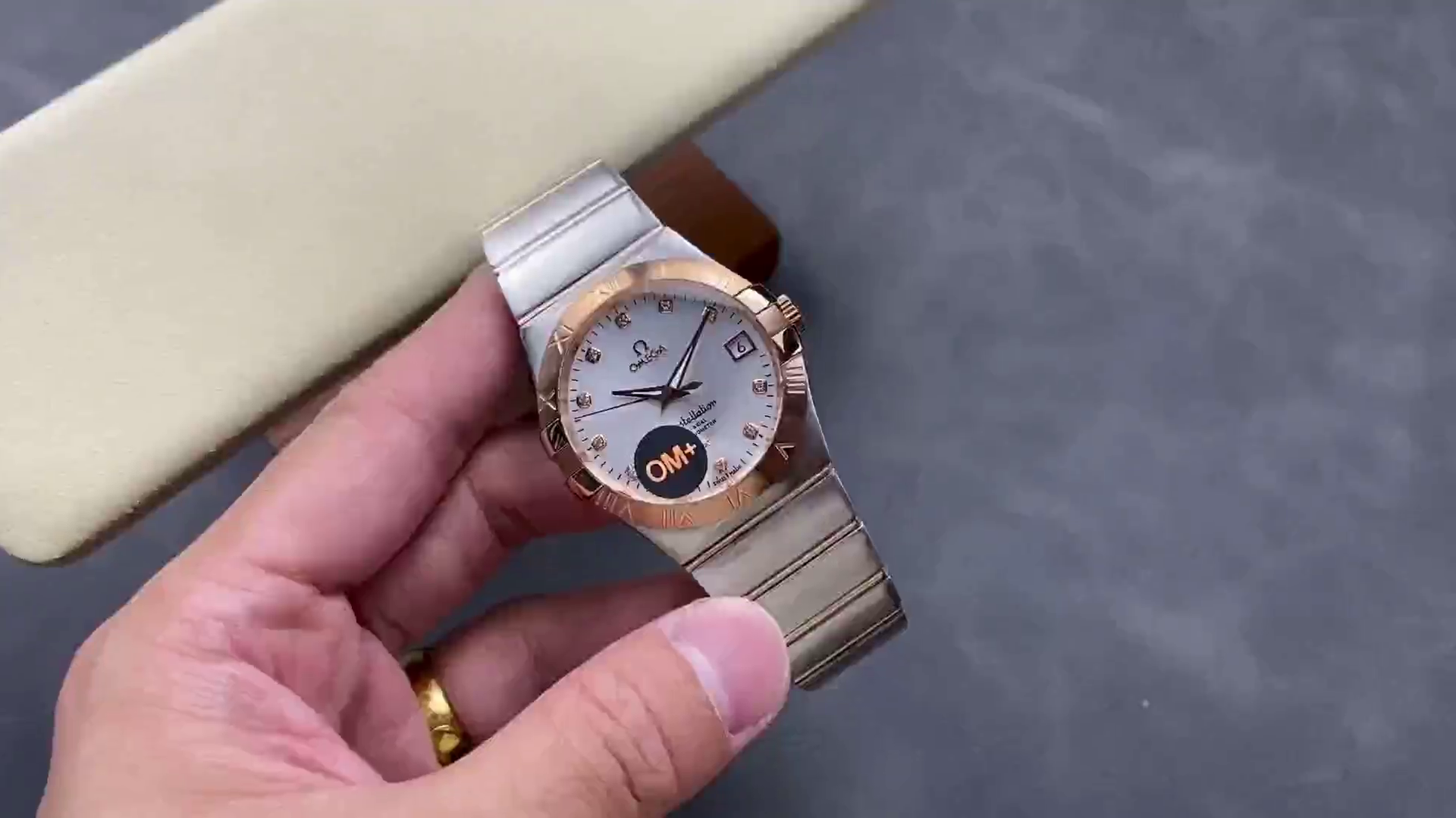 Omega Constellation Chronometer 123.20.38.21.52.001 Mens 38cm Replica Watch - QualitySwissReplica