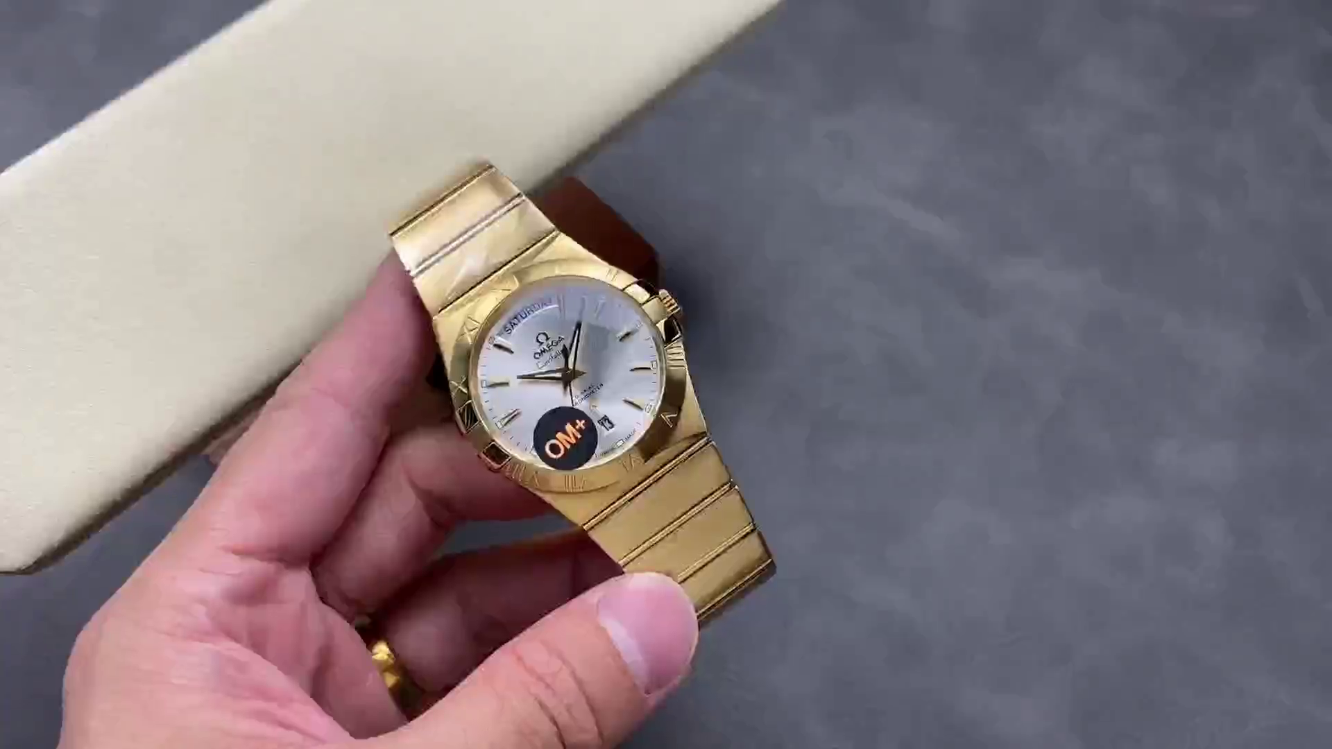 Omega Constellation 38mm Clone 123.50.38.22.02.002 Yellow Gold Bracelet - QualitySwissReplica
