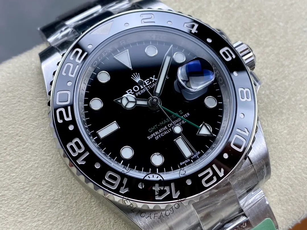 Rolex GMT-Master II 40mm Black Bezel 116710LN Men's Watch - QualitySwissReplica