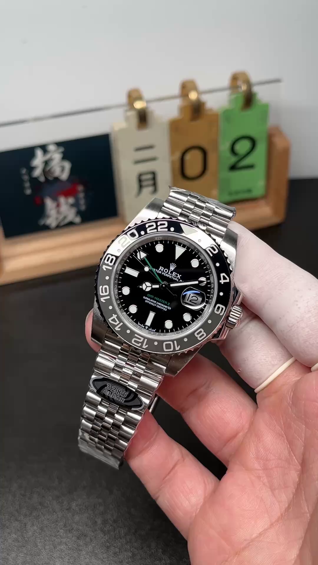 Rolex Gmt Master II Automatic Black Dial M126710GRNR 0003 40mm - QualitySwissReplica