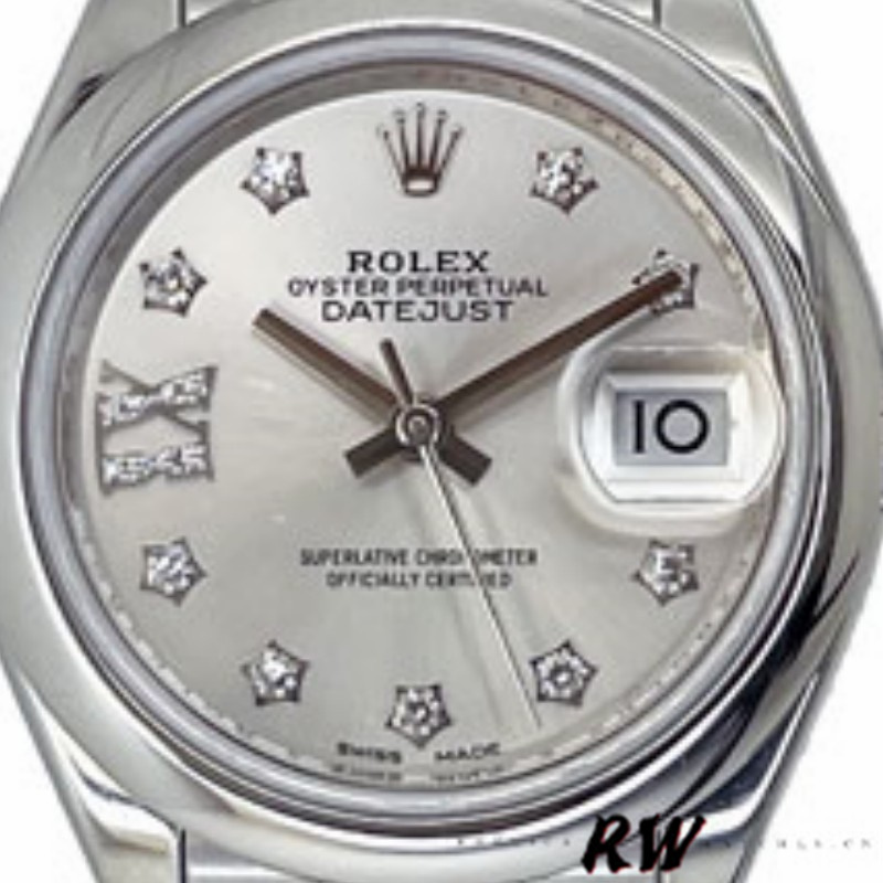 Rolex Datejust 279166 Silve Dial Diamond Domed Bezel 28mm Lady Replica Watch - QualitySwissReplica