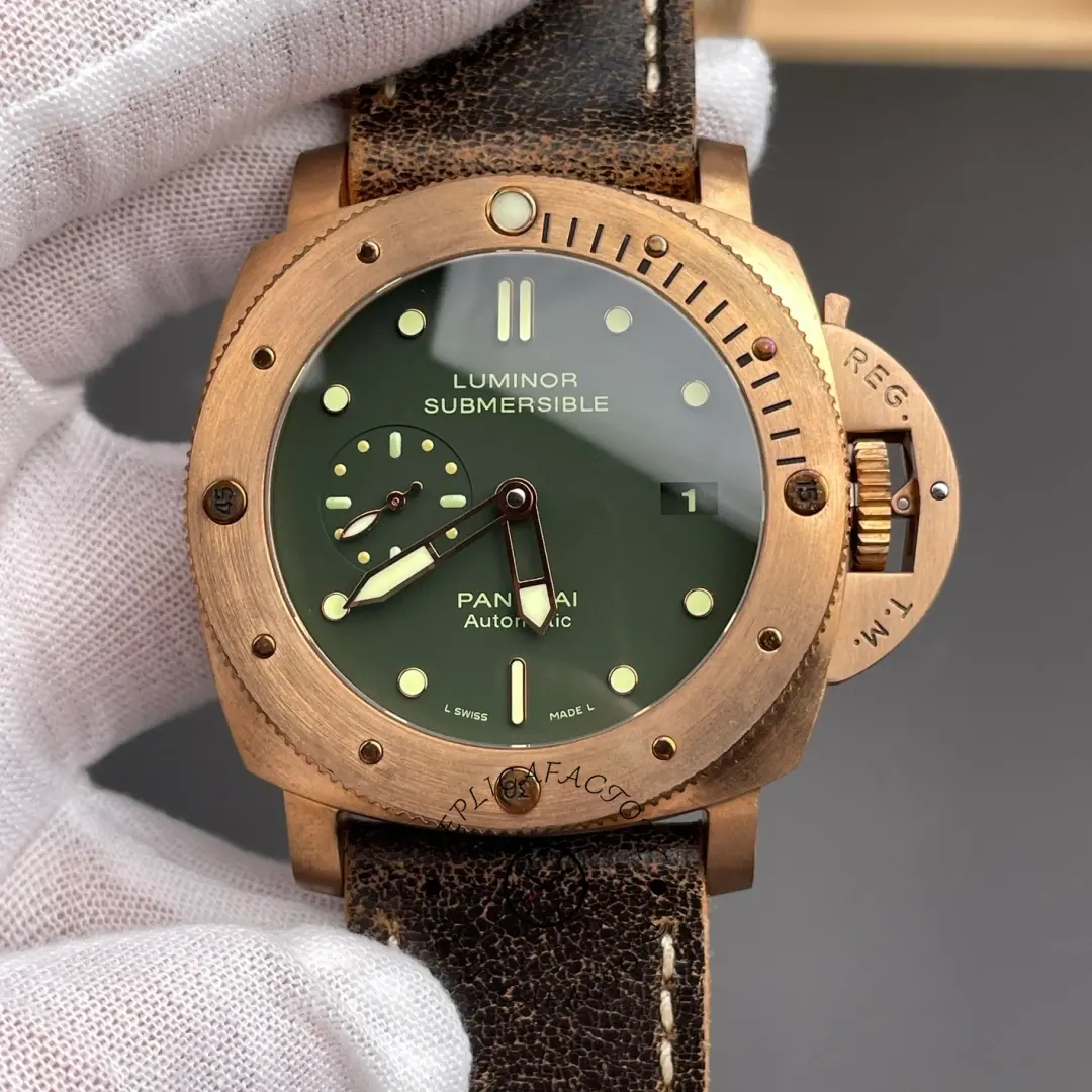 Panerai Luminor Submersible 1950 3 Days 1:1 Clone Automatic Bronzo 47mm PAM00382 - QualitySwissReplica