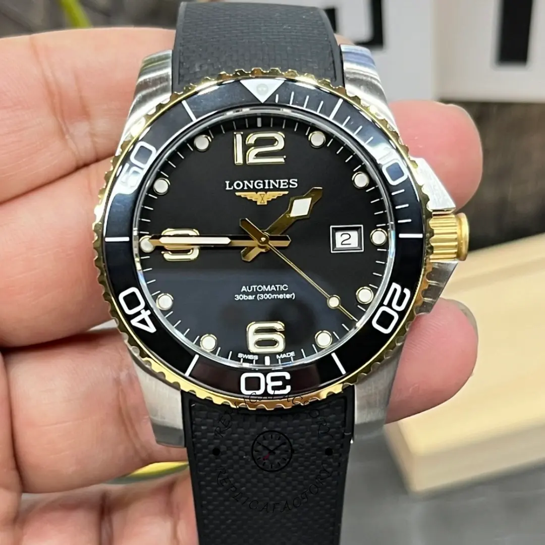 1:1 Clone Longines L3.781.3.56.9 HydroConquest Two-Tone Automatic 41MM - QualitySwissReplica