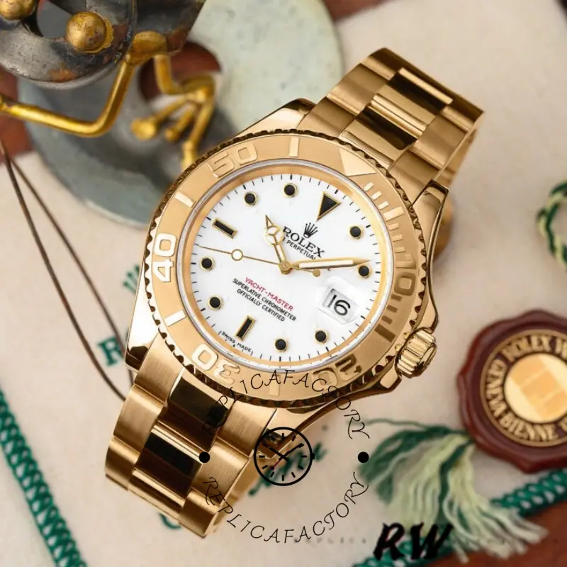 Rolex Yacht-Master 16628 White Dial 40mm Mens replica Watch - QualitySwissReplica