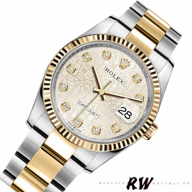 Rolex Datejust 126233 Silver Jubilee Dial 36MM Unisex Replica Watch - QualitySwissReplica