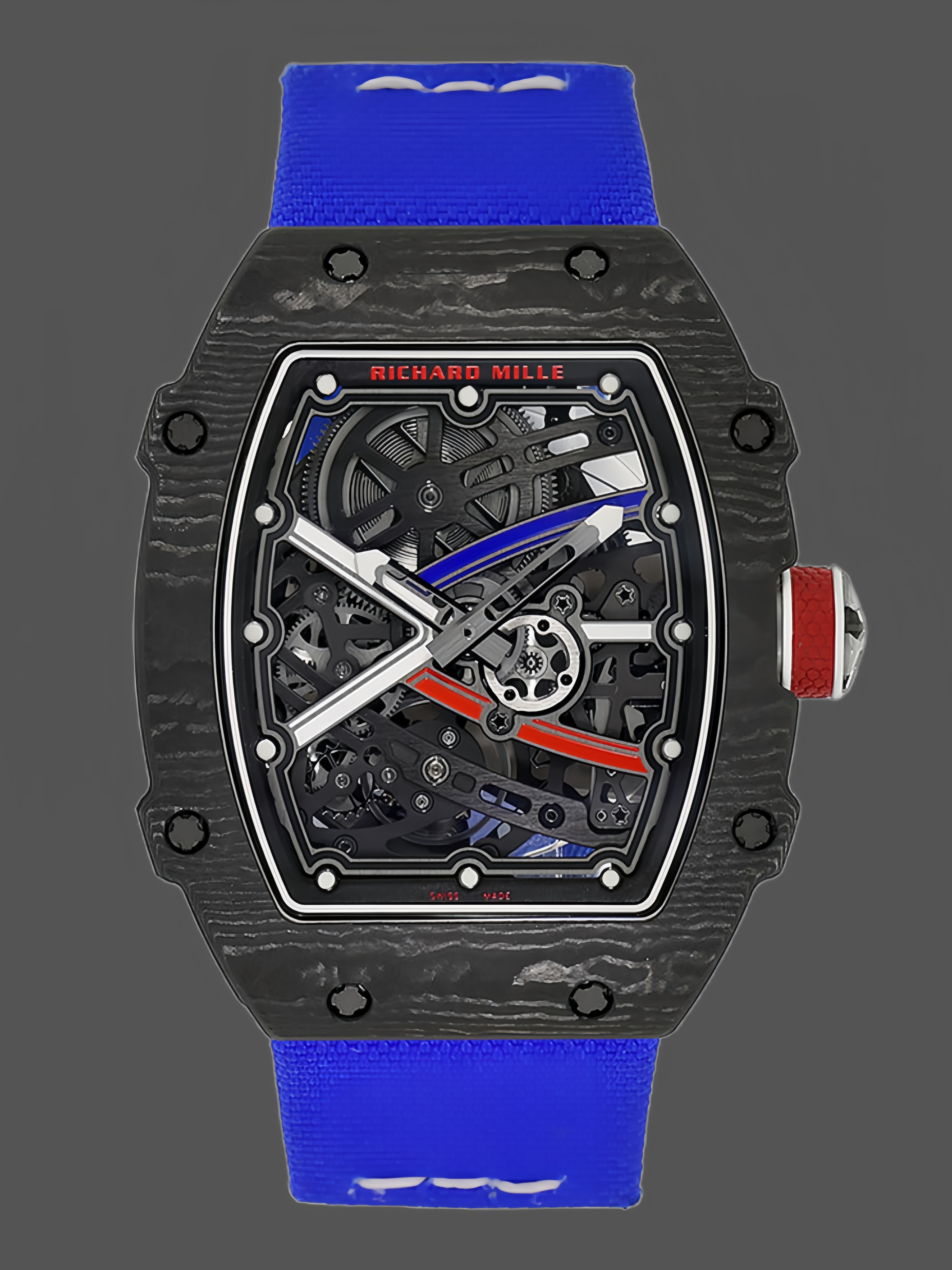 Richard Mille RM 67-02 Automatic Sebastian Ogier Black Blue - QualitySwissReplica