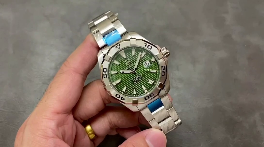 Tag Heuer Aquaracer Automatic Green WAY2015.BA0927 43mm - QualitySwissReplica