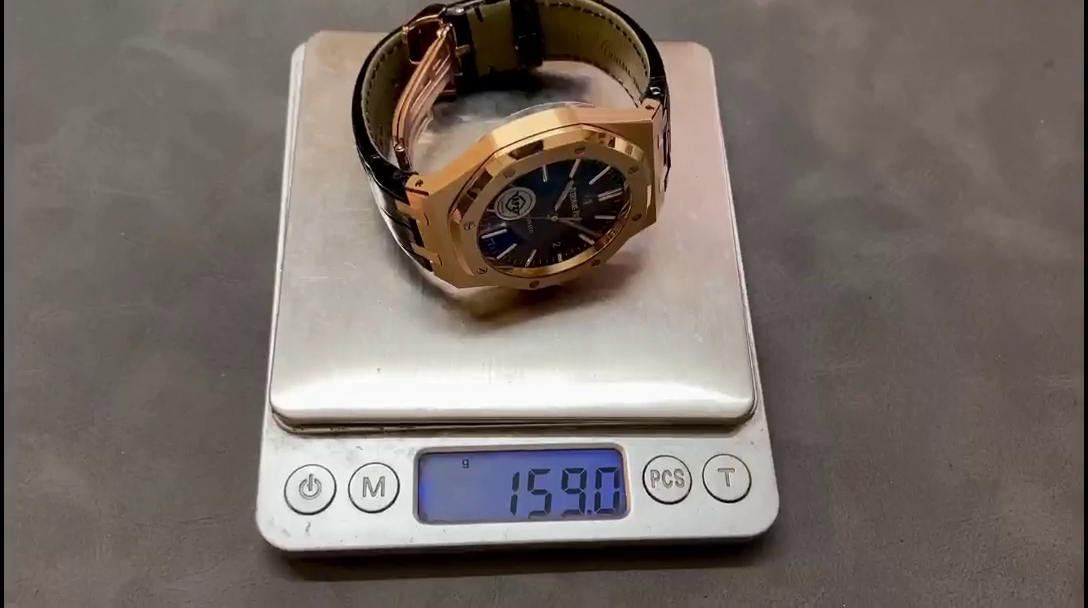 AP Royal Oak 1:1 Clone 41 Blue Dial 15400OR.OO.D002CR.01 Leather Strap - QualitySwissReplica