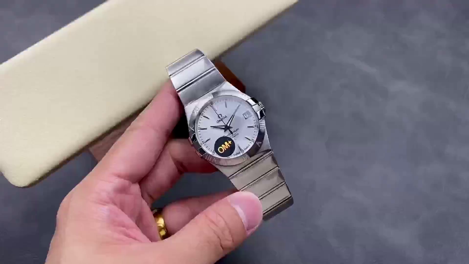 Omega Constellation Co-Axial Stainless Steel 123.10.38.21.02.001 38mm Clone - QualitySwissReplica