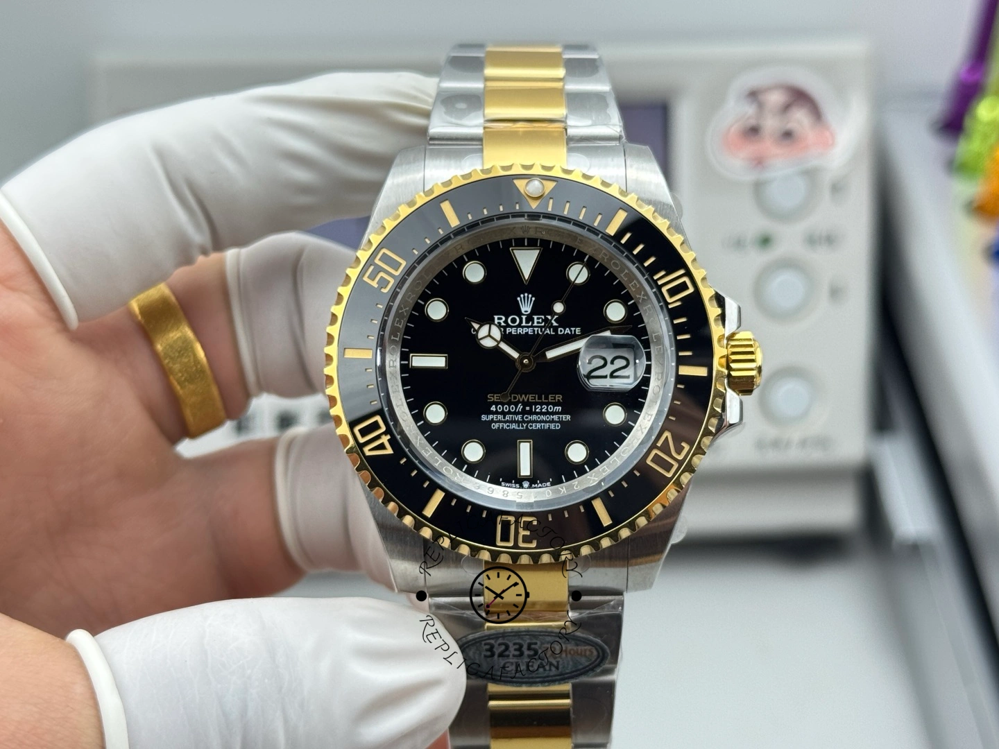 Rolex Sea Dweller Black Dial Oyster Bracelet 126603 0001 Men's Watch - QualitySwissReplica