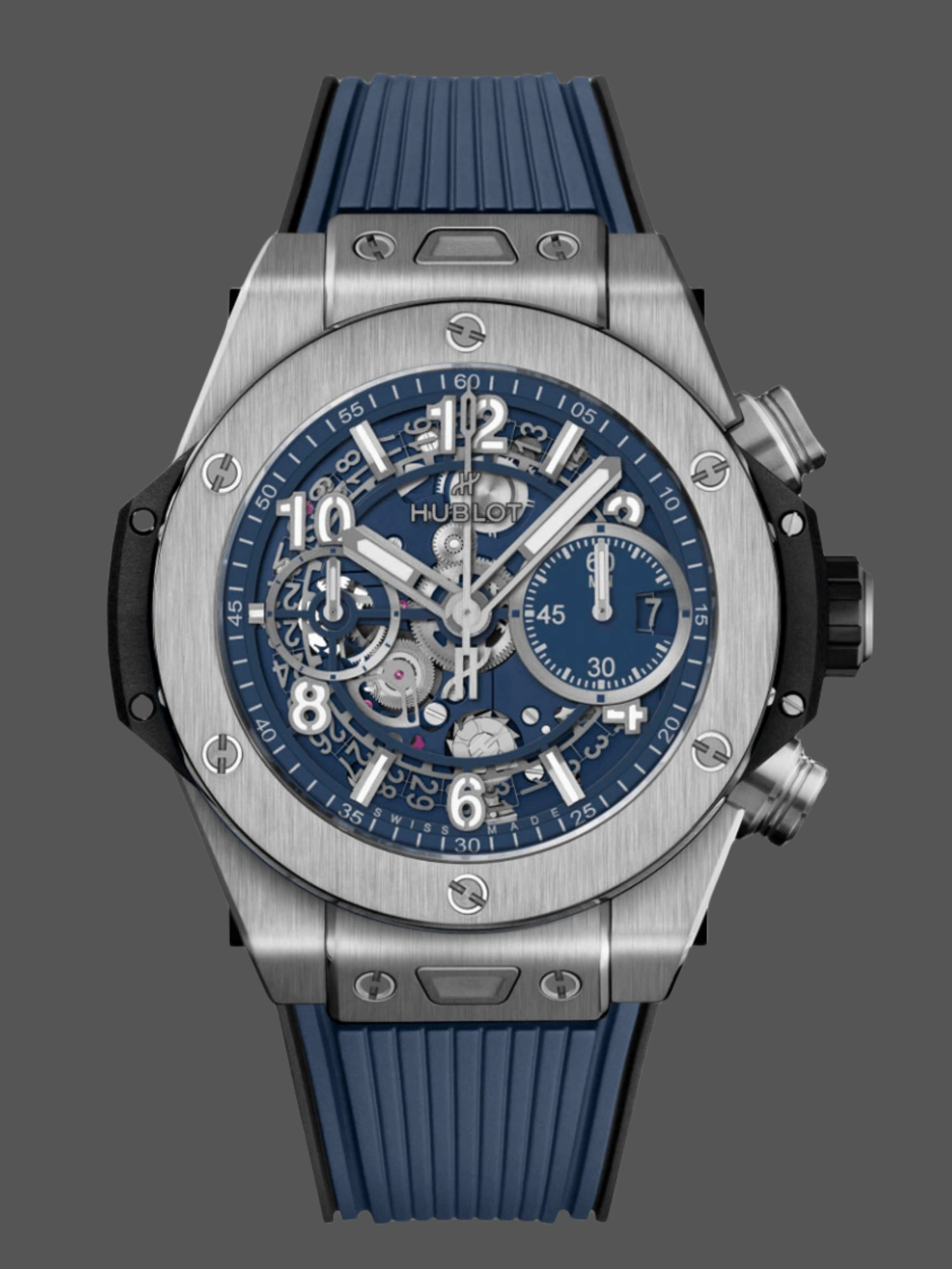 Hublot Big Bang 441.NX.5171.RX Unico Titanium Blue 42 mm Men's Replica Watch - QualitySwissReplica