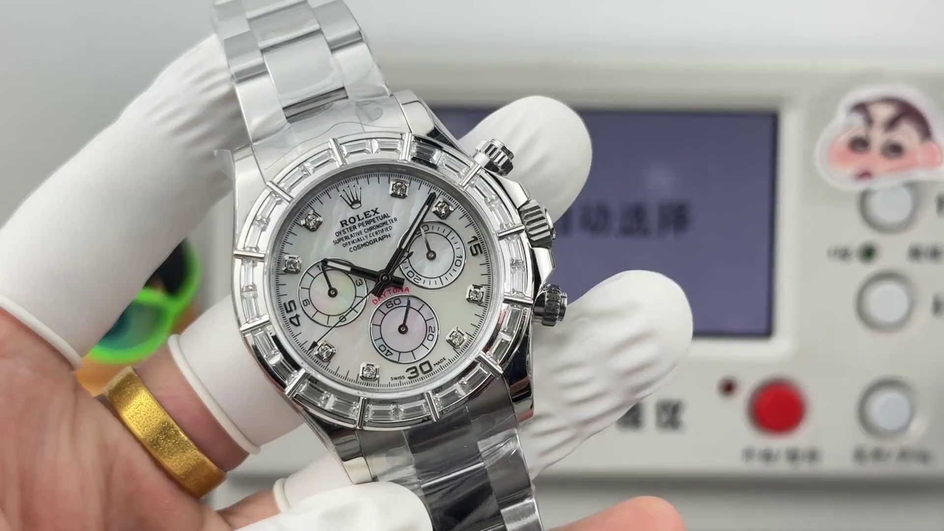Rolex Daytona 904L Stainless Steel 116589BR 40 MOP Dial 1:1 Clone - QualitySwissReplica