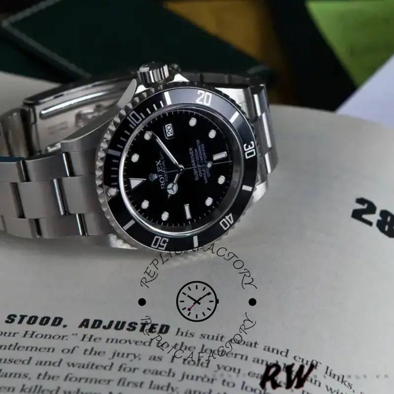 Rolex Submariner 1680 Black Bezel Black Dial 40mm Mens Replica Watch - QualitySwissReplica