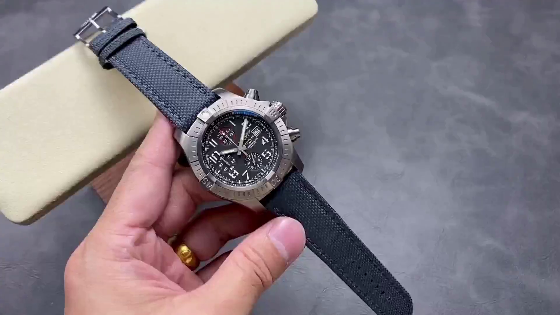Breitling Avenger Bandit Titanium Grey Dial E13383101M1W1 Replica Custom Edition - QualitySwissReplica