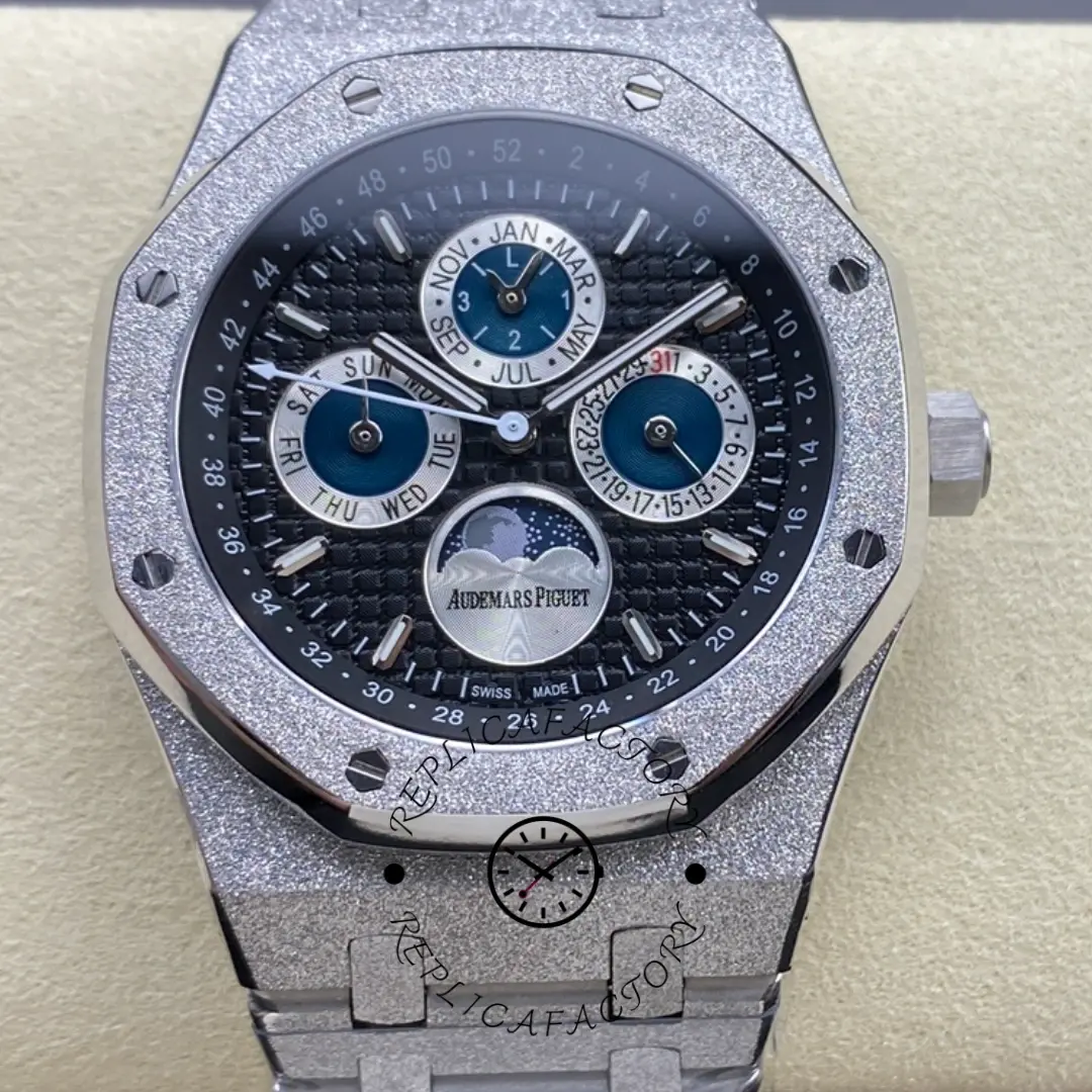 AP 1:1 Clone Royal Oak Perpetual Calendar 26574BC.GG.1224BC.01 Black Dial - QualitySwissReplica