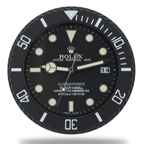 Rolex Submariner Vintage Black Wall Clock - QualitySwissReplica