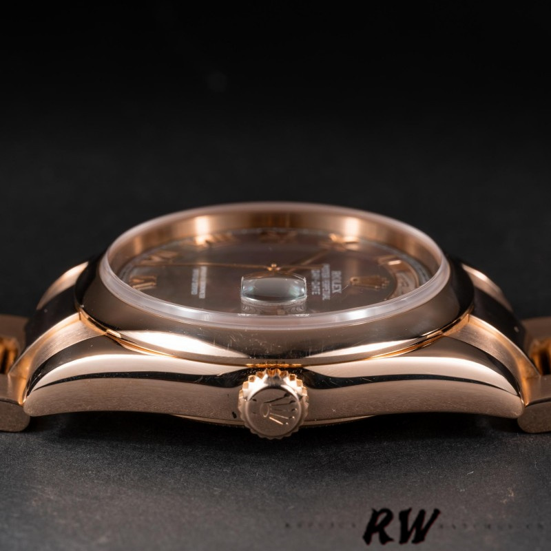 Rolex Day-Date 118205 MOP Roman numeral Dial 36mm Unisex Replica Watch - QualitySwissReplica