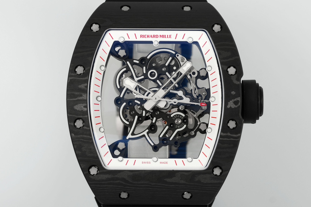 Richard Miller RM 055 RMUL2 NTPT Carbon Fiber Red Mark - QualitySwissReplica