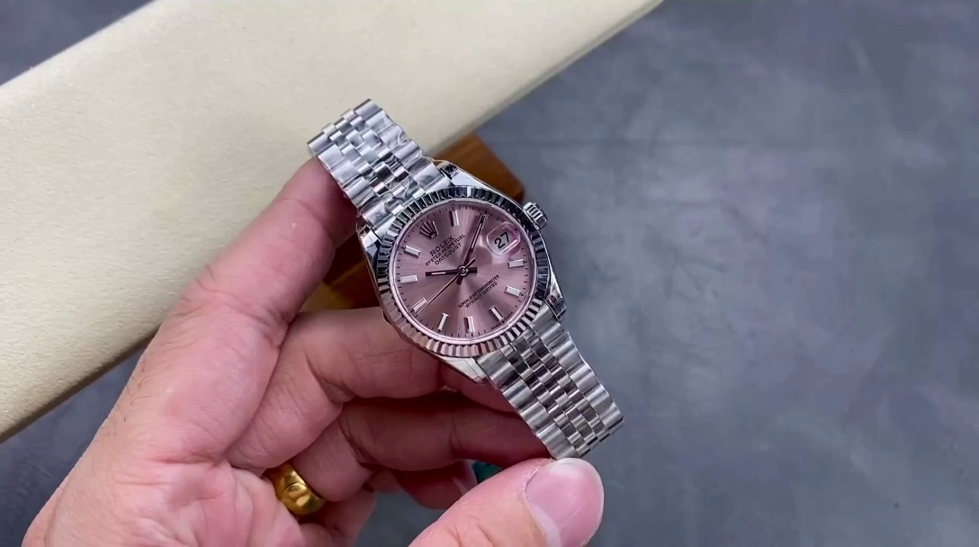 Rolex Datejust 31 Stainless Steel and White Gold Pink Dial M278274 0014 Women's Watch - QualitySwissReplica