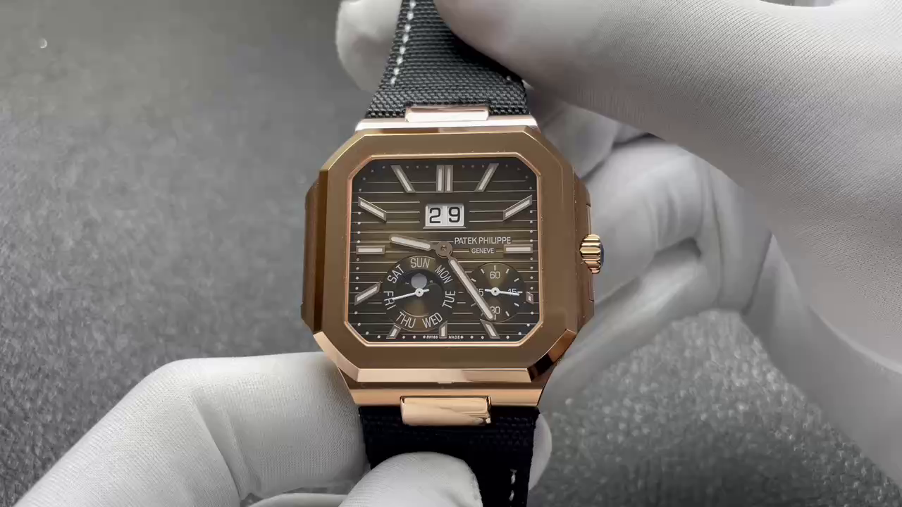 Replica Patek Philippe Cubitus 5822R Brown Dial Annual Calendar Watch - QualitySwissReplica