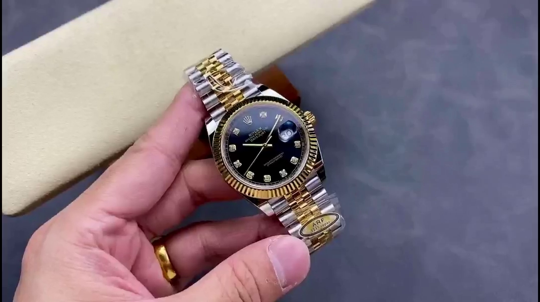 Rolex Datejust 126333 0006 Black Diamond Jubilee 41mm Men's Watch - QualitySwissReplica