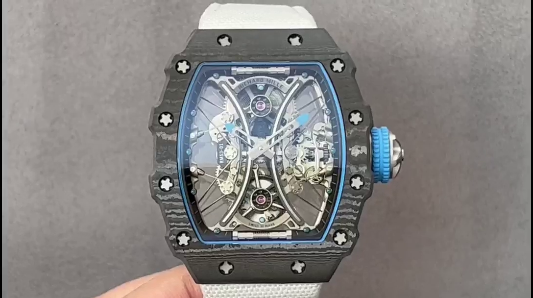 Richard Mille RM 53-01 Tourbillon Pablo Mac Donough White Fabric Strap - QualitySwissReplica