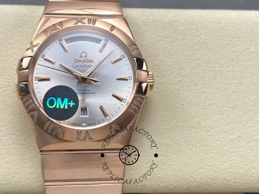 Omega Constellation Replica 123.55.38.22.02.001 Day Date 38mm - QualitySwissReplica