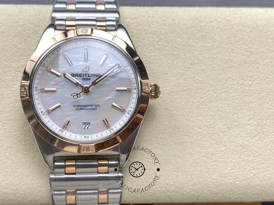 Breitling Chronomat Automatic 36 MOP Dial U10380101A2U1 Replica - QualitySwissReplica
