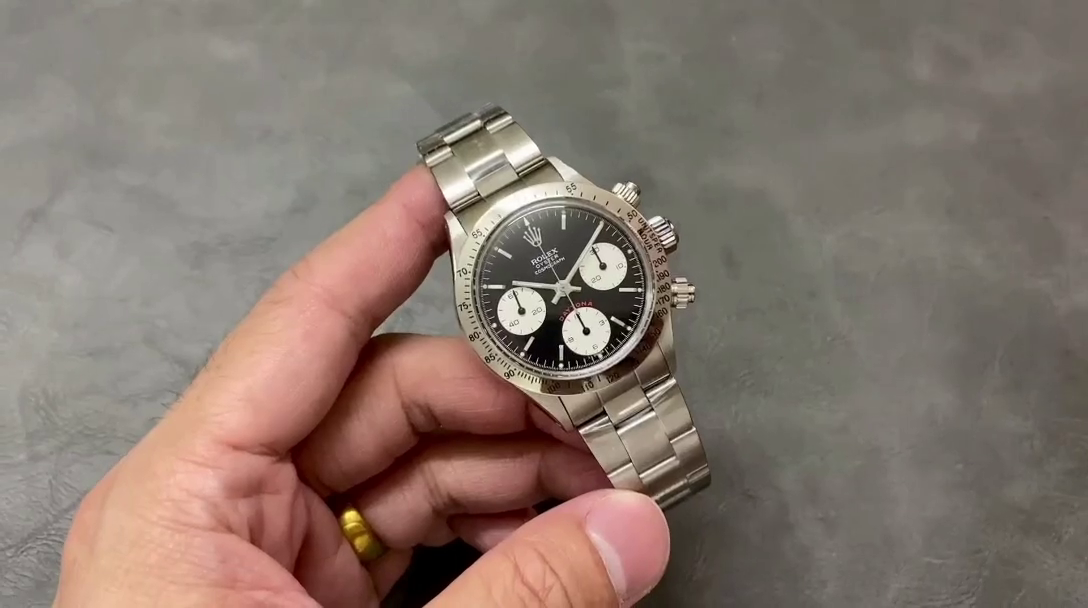Rolex Daytona 6265 Black Sigma Big Red Vintage - QualitySwissReplica