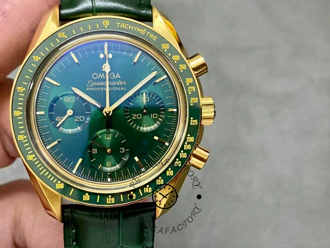 Omega Speedmaster Moonwatch Yellow Gold Watch 310.63.42.50.10.001 1:1 Clone - QualitySwissReplica