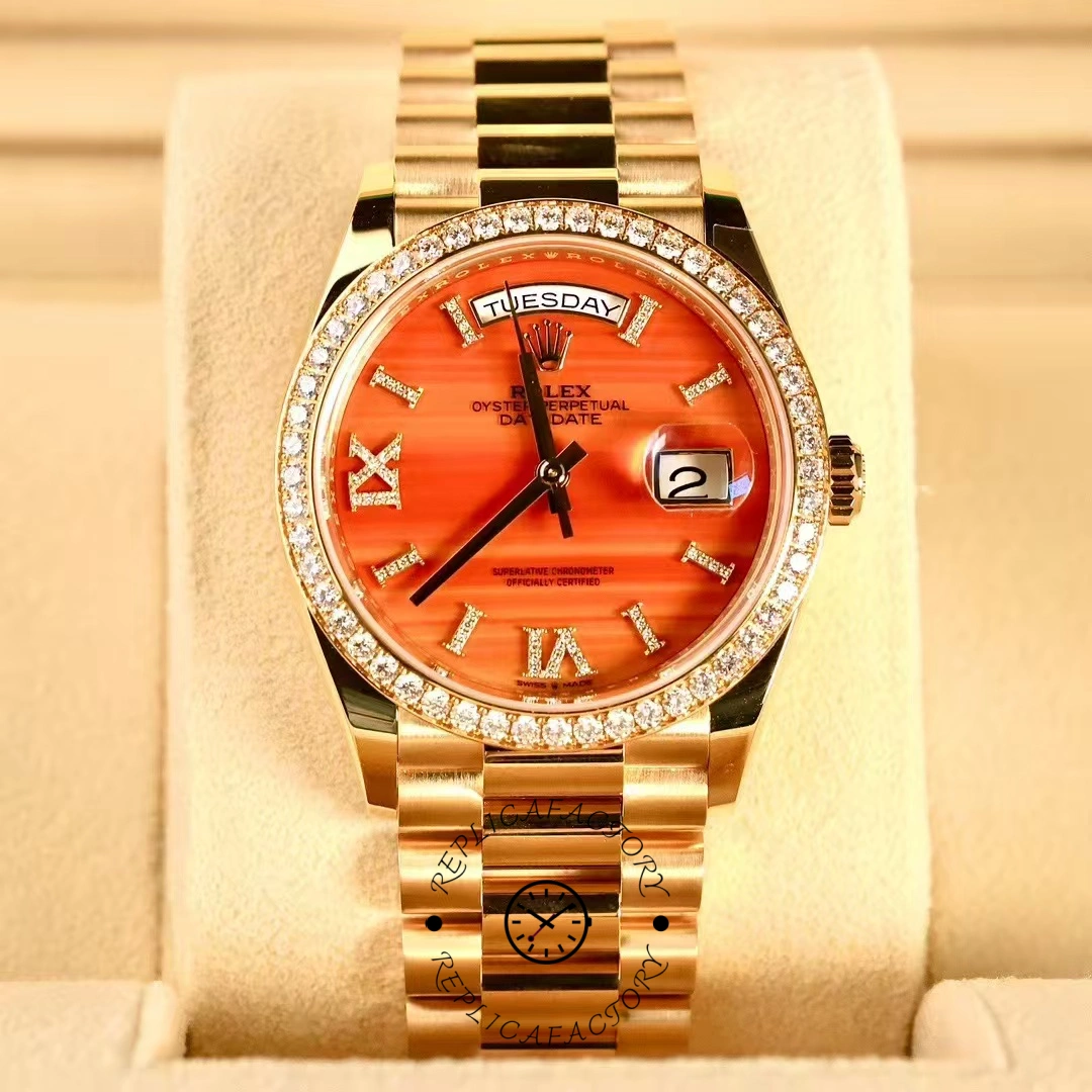 Rolex Day Date 36 President Bracelet 128348RBR 0049 Unisex Watch - QualitySwissReplica