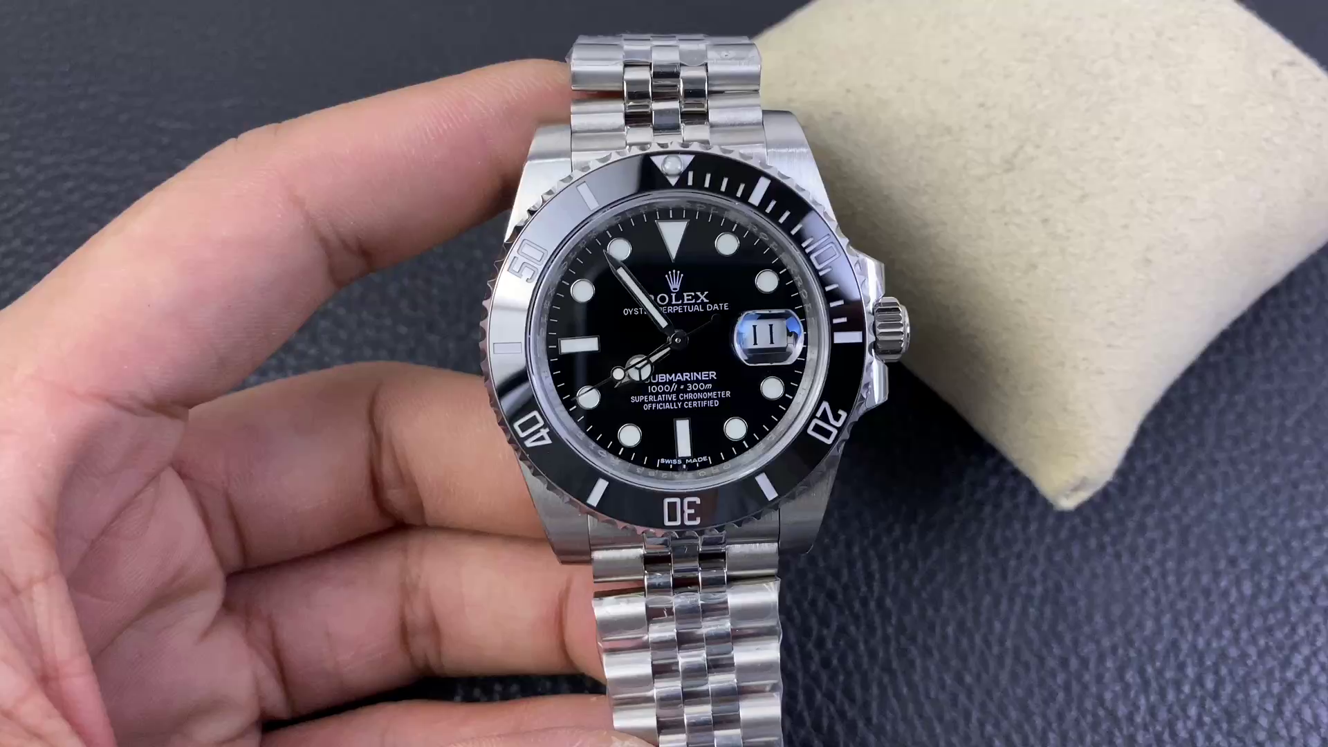 Rolex Submariner 116610 Jubilee Bracelet 40mm Black Dial Men's Diver - QualitySwissReplica