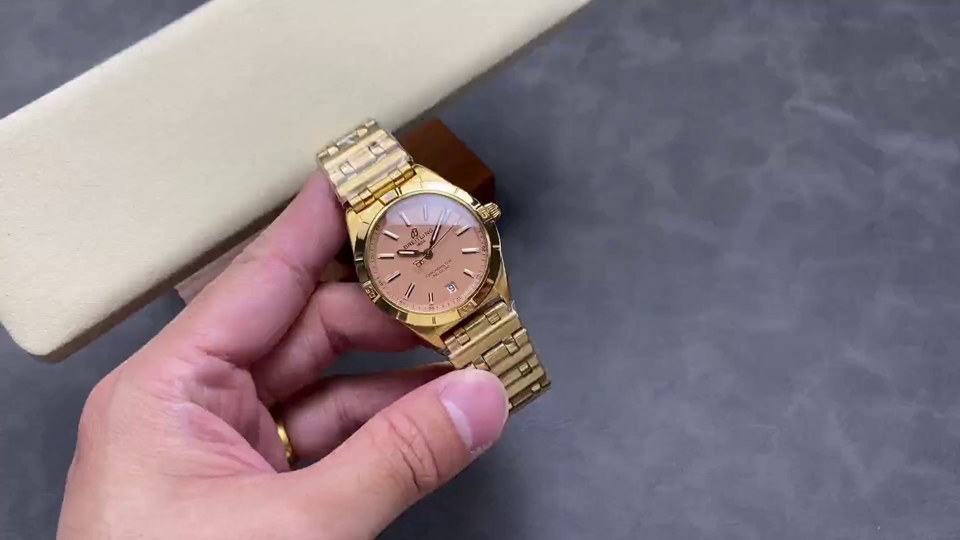 Breitling Chronomat Automatic 36mm K103801A1A1K1 Yellow Gold Replica - QualitySwissReplica