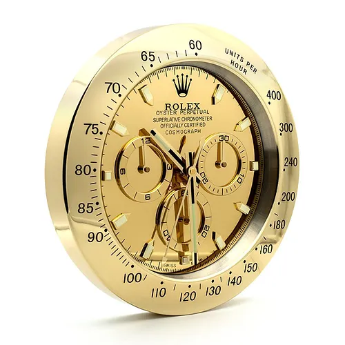 Rolex Daytona Full Gold Wall Clock - QualitySwissReplica