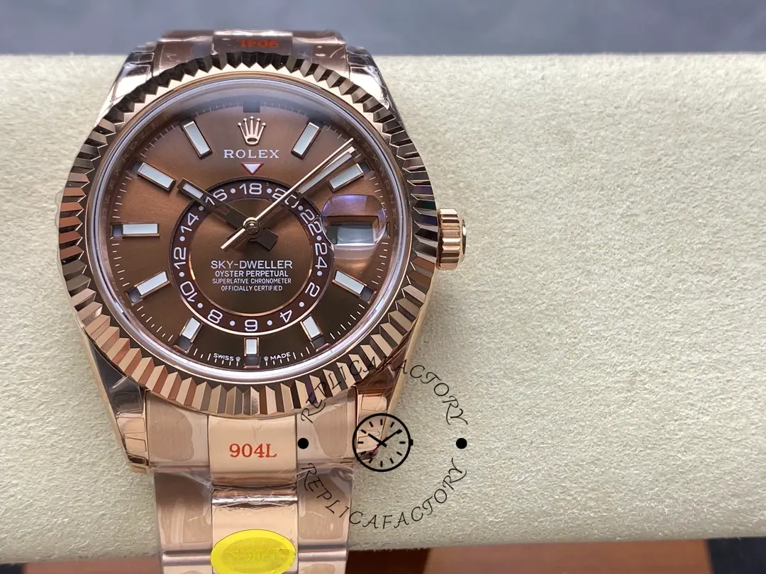 Rolex Sky Dweller 336935 0002 Chocolate Dial Oyster Bracelet 42mm - QualitySwissReplica