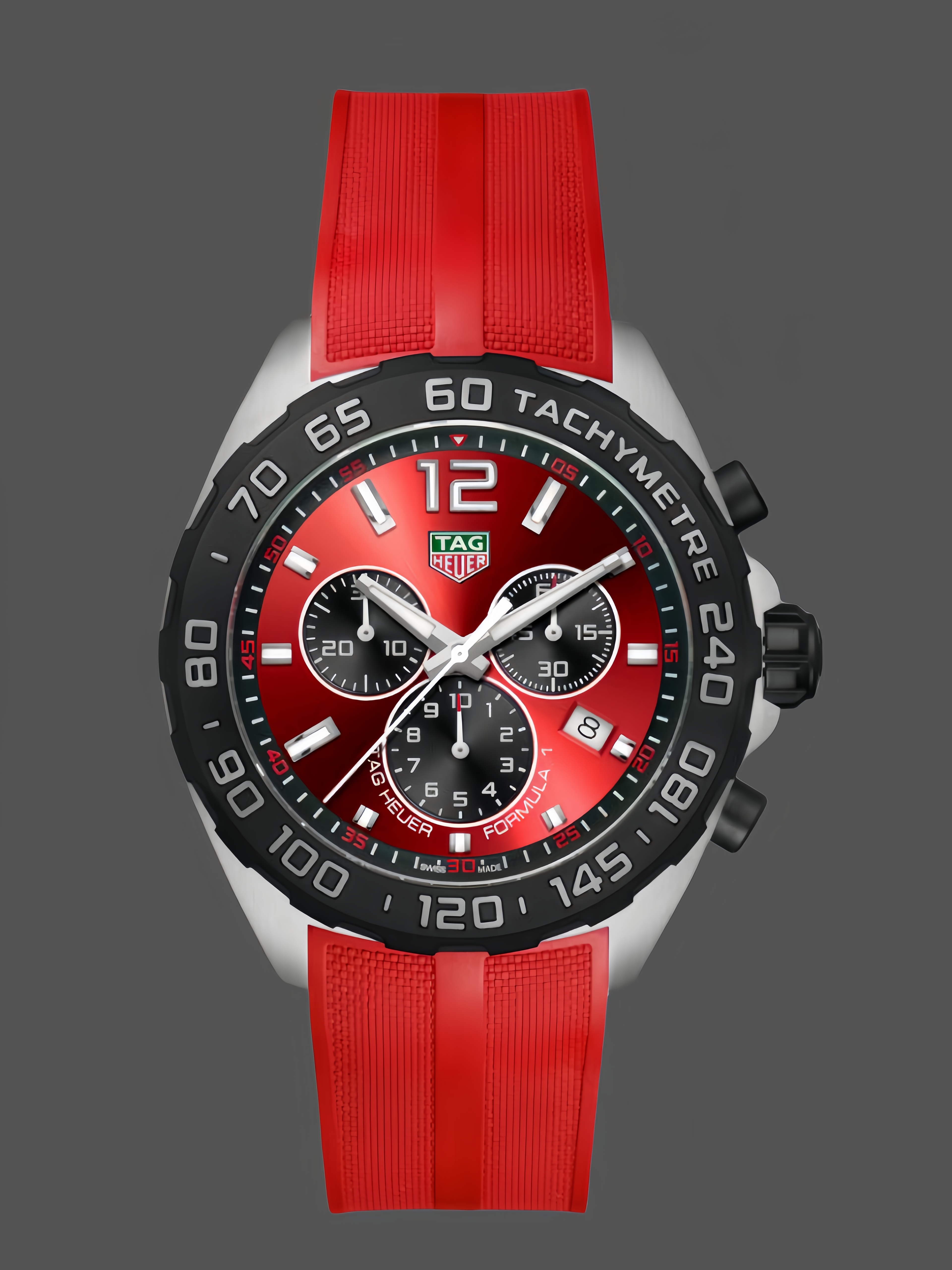 Tag Heuer Formula 1 Chronograph Quartz Red Dial CAZ101AN.FT8055 43MM - QualitySwissReplica