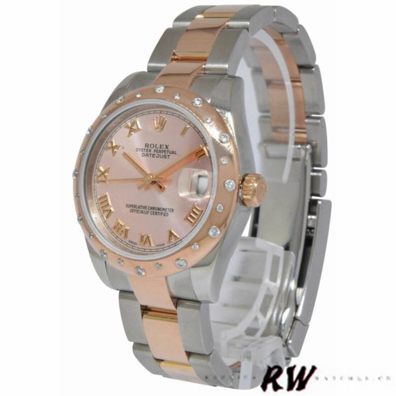 Rolex Datejust 178341 Pink Roman Numeral Dial 31MM Lady Replica Watch - QualitySwissReplica
