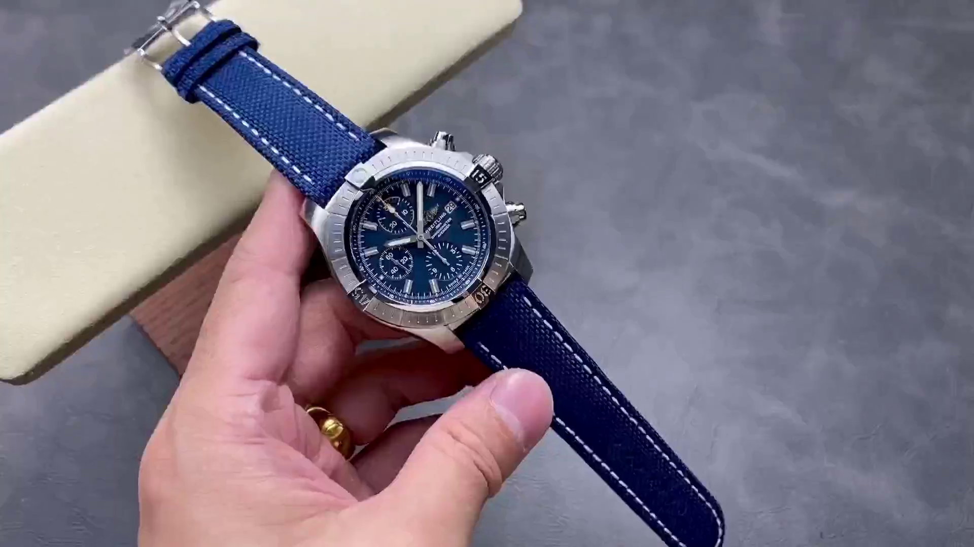 Breitling Avenger Chronograph 45 Blue Men's Sport Watch A13317101C1X1 1:1 Clone - QualitySwissReplica