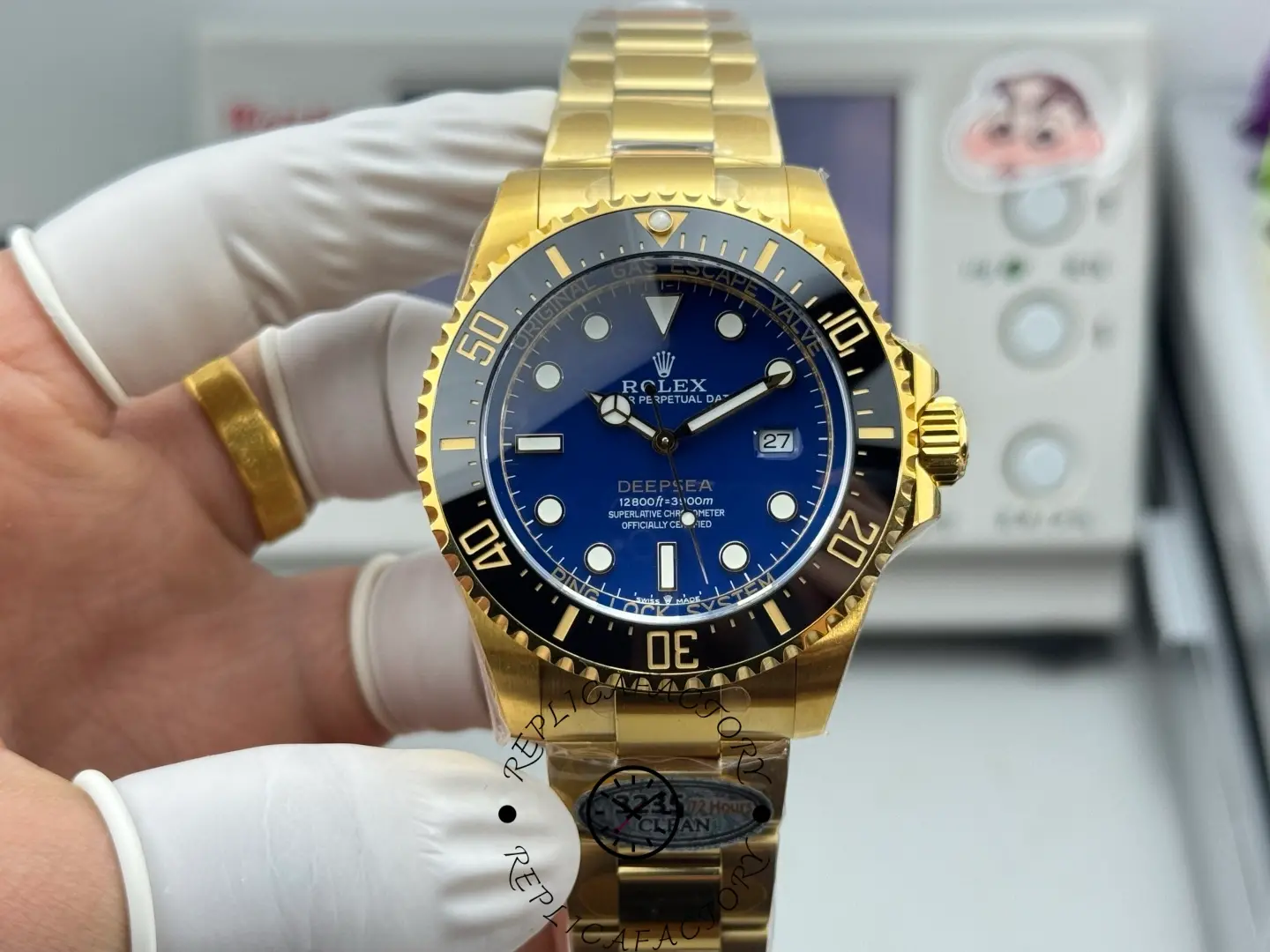 Rolex Deepsea 136668 18k Black Ceramic Bezel 43MM 1:1 Clone - QualitySwissReplica