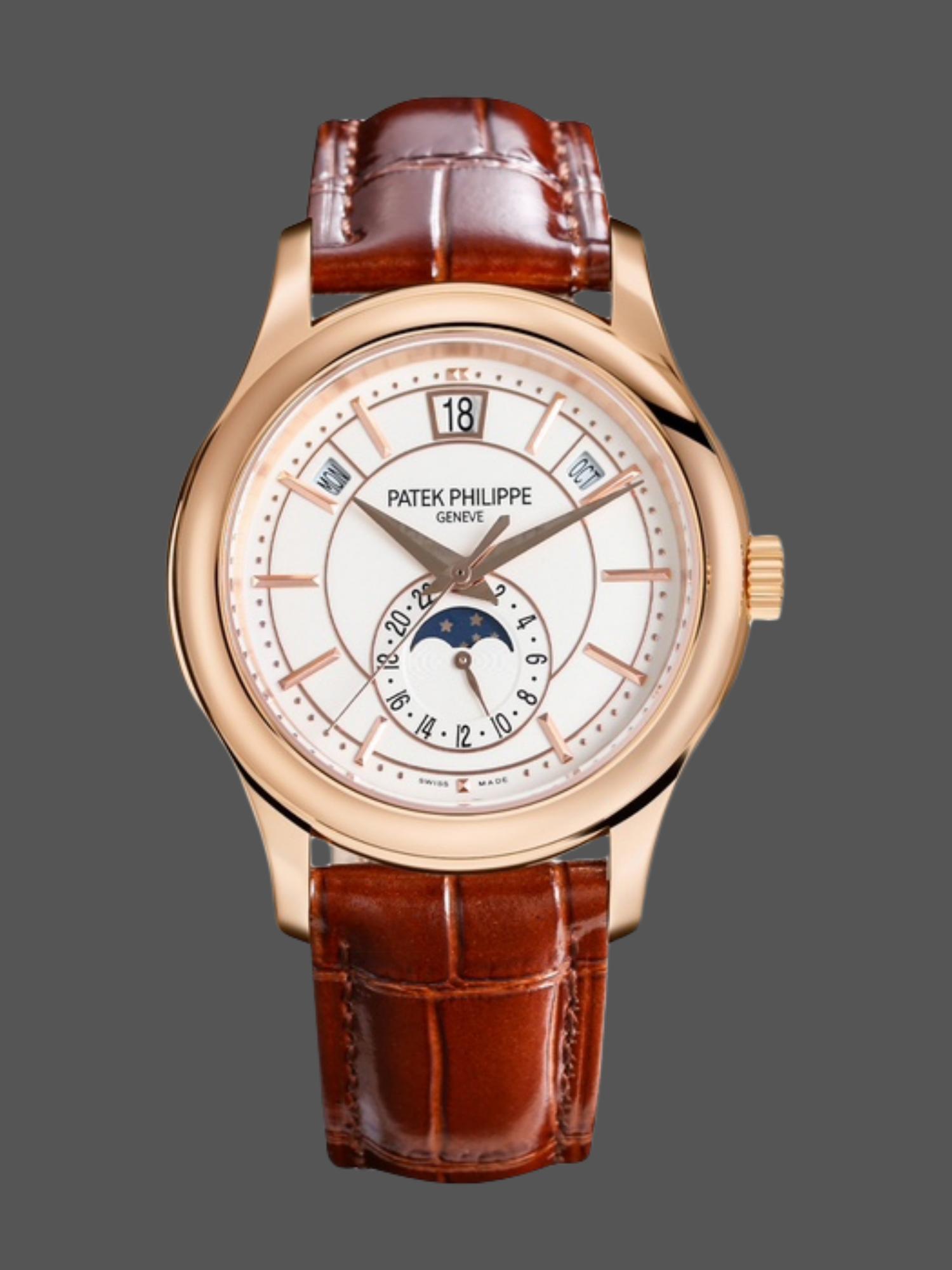 Replica Patek Philippe Complications Rose Gold 5205R 013 40mm Mens Watch - QualitySwissReplica