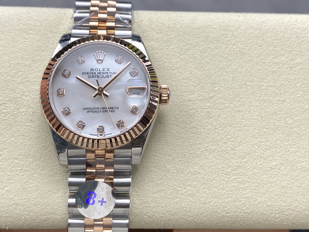 Rolex Datejust 31 Diamonds Jubilee Bracelet 278271 0026 Women's Watch - QualitySwissReplica
